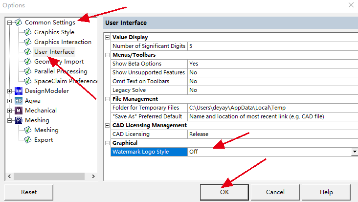 Ansys Workbench怎么关闭Logo显示